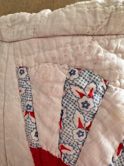 old quilt short pants