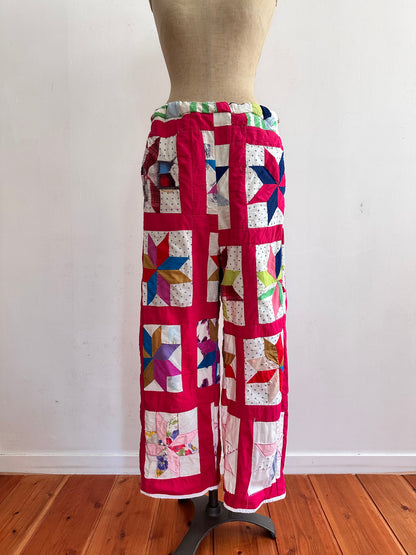 old quilt pants