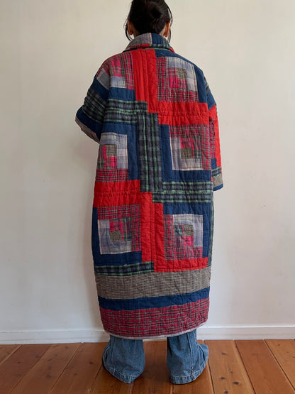 old quilt coat