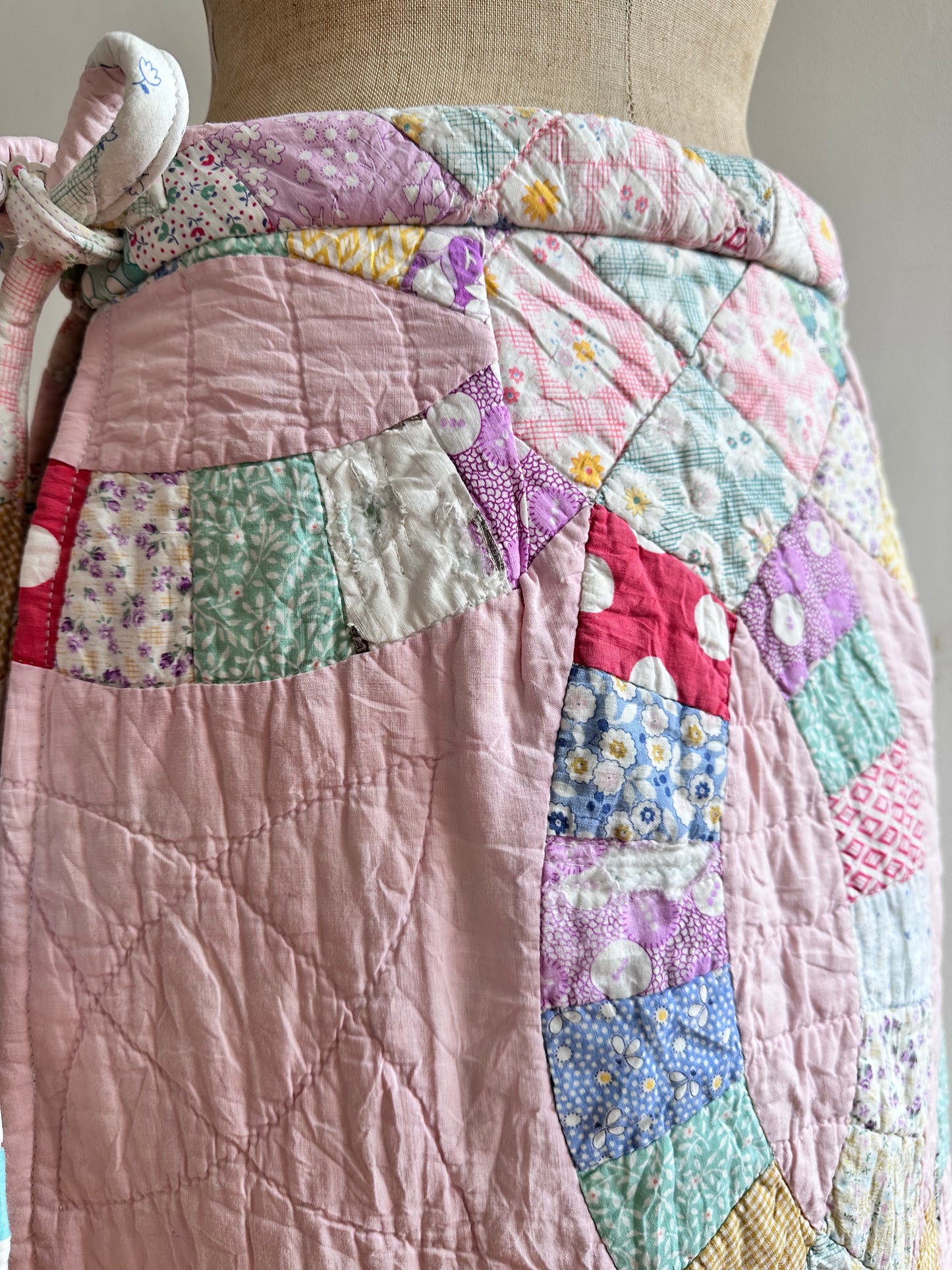 old quilt wrap skirt