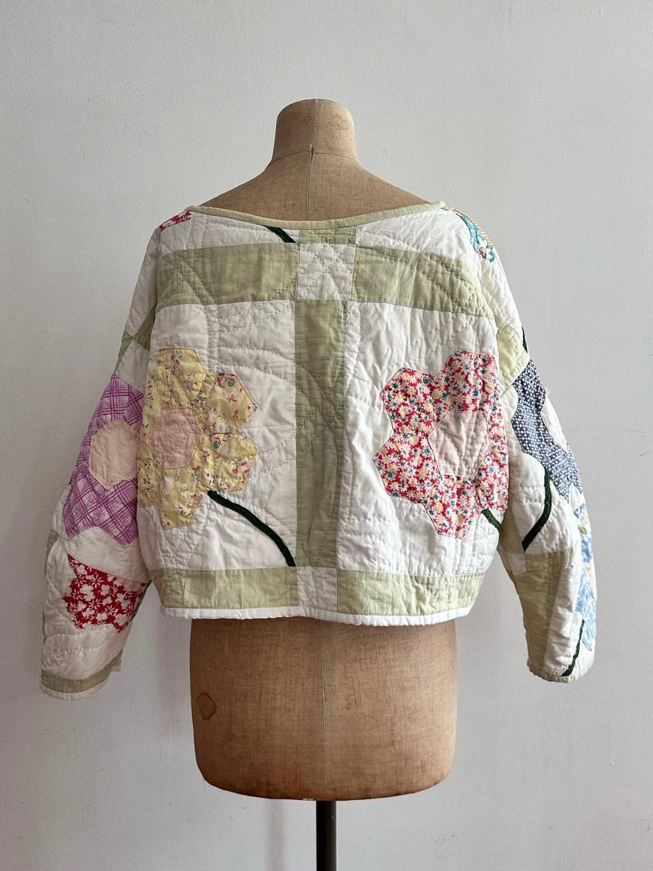 old quilt lantern tops