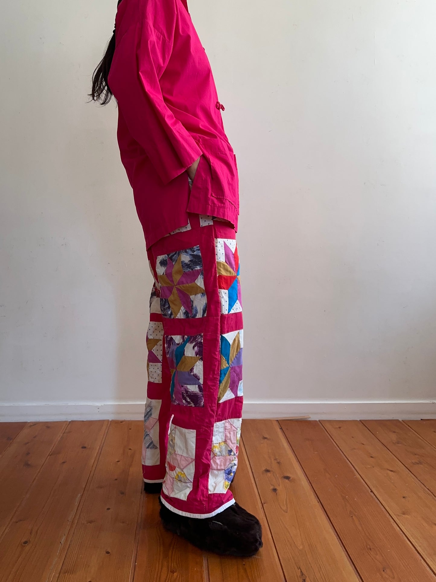 old quilt pants