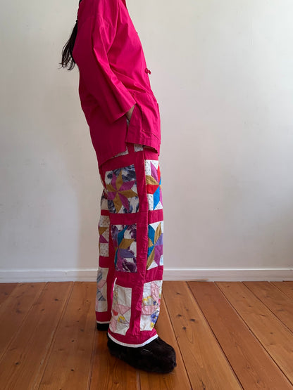 old quilt pants