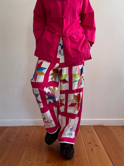 old quilt pants