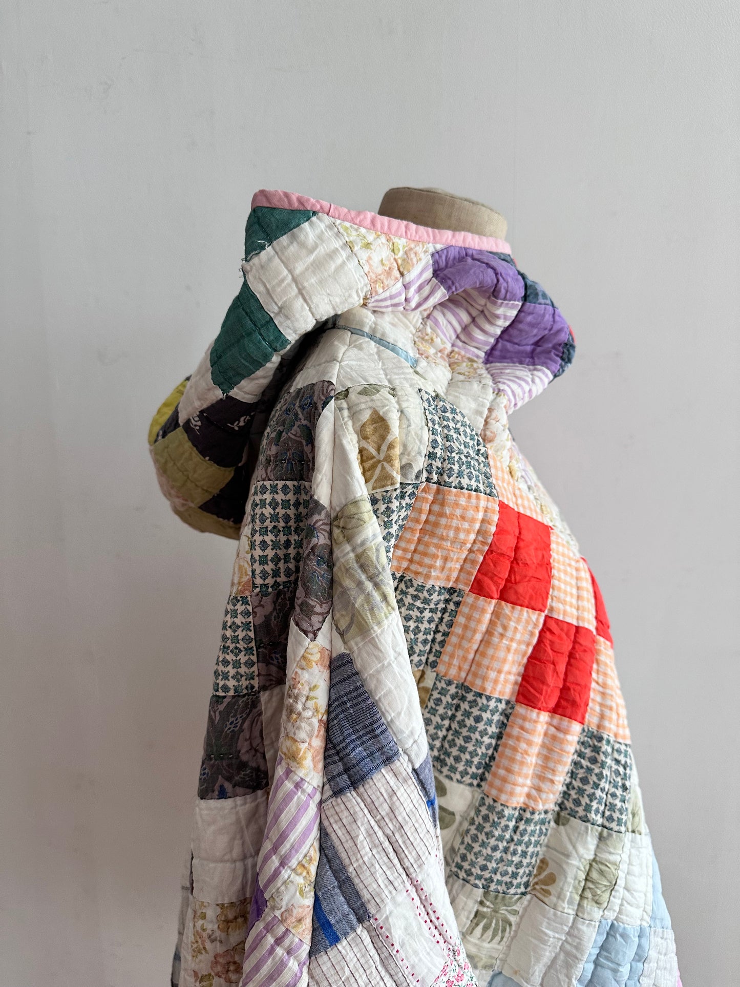 old quilt parka