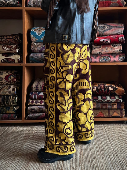 old coverlet tuck wide pants