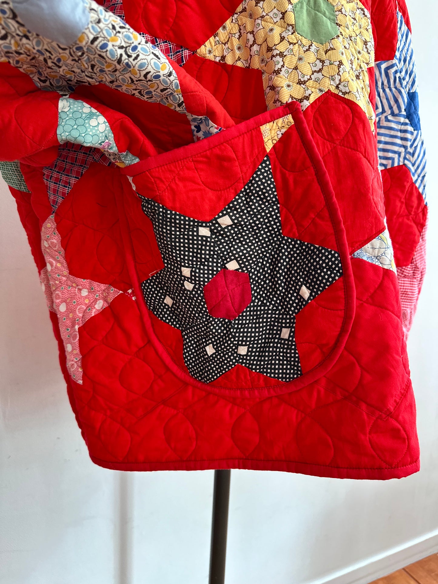 old quilt parka