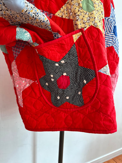 old quilt parka