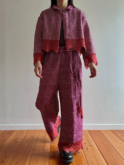 old coverlet wide pants