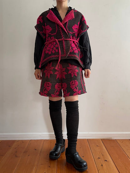 old coverlet wide vest