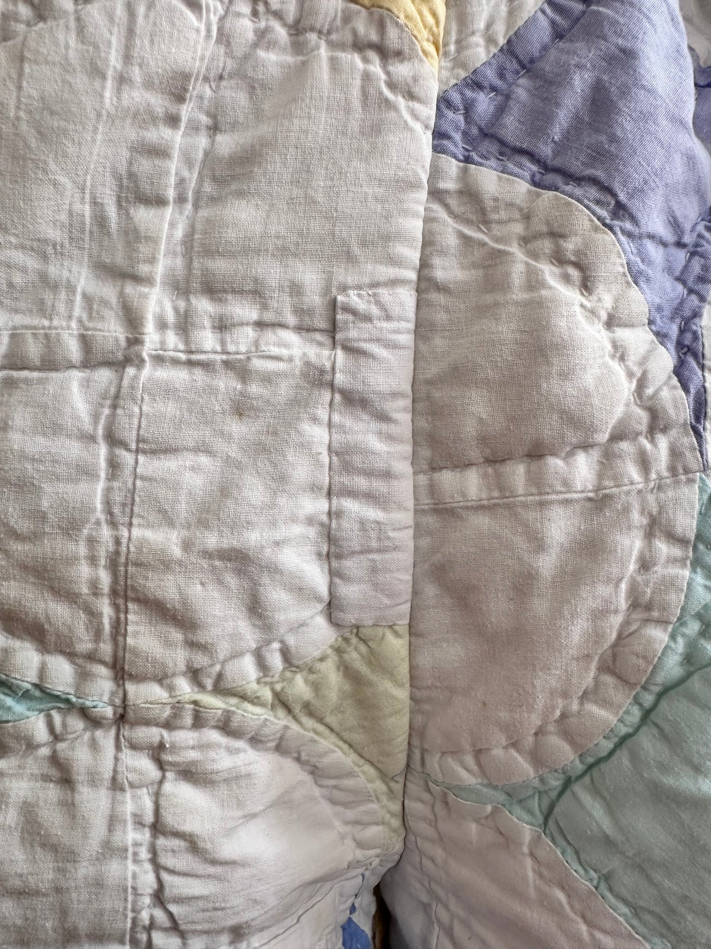 old quilt wide pants