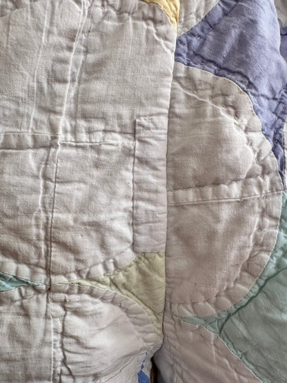 old quilt wide pants