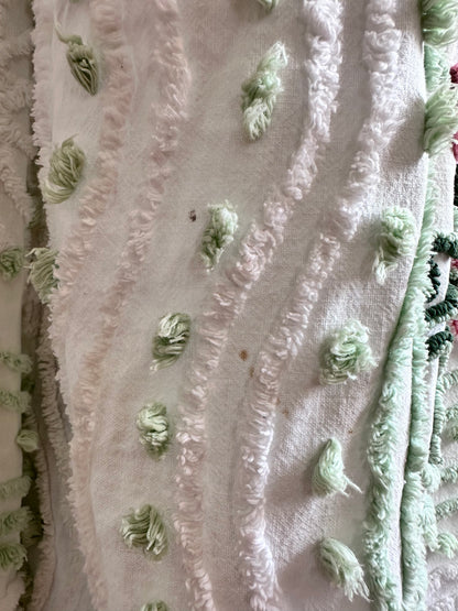 old chenille many tuck pants / muscat