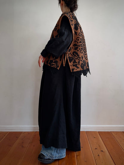 old coverlet wide vest