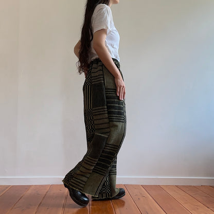 old coverlet tuck wide pants