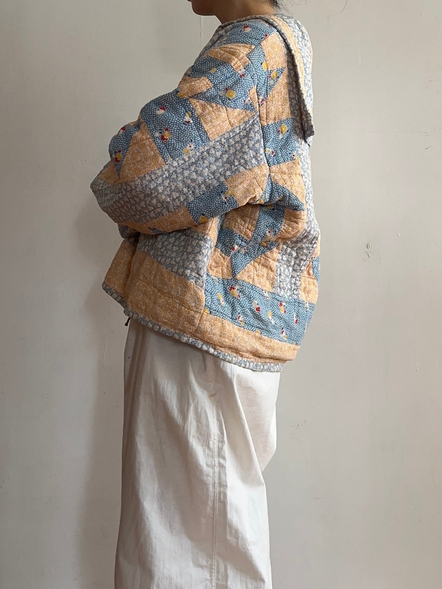 antique quilt sailor shirt