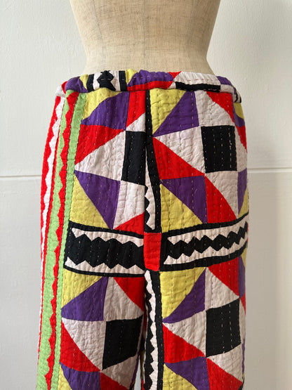 old quilt pants
