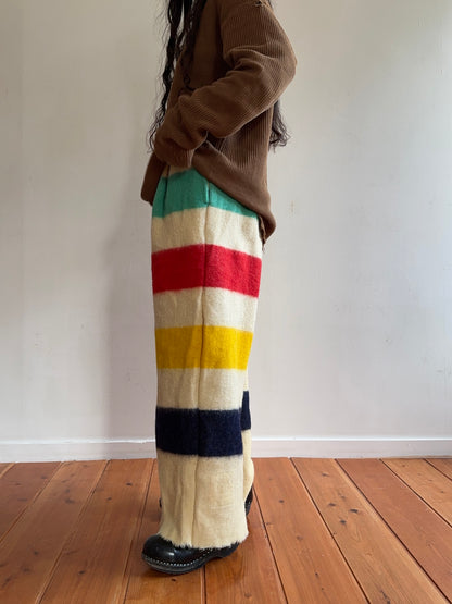 old blanket tuck wide pants