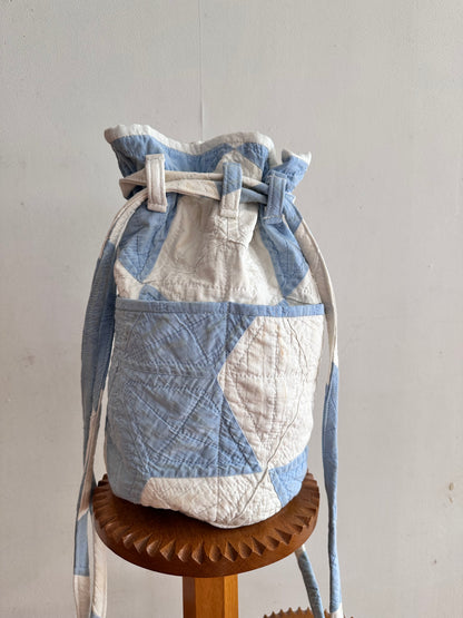 old quilt pocket bag