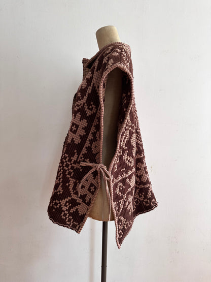 old coverlet wide vest