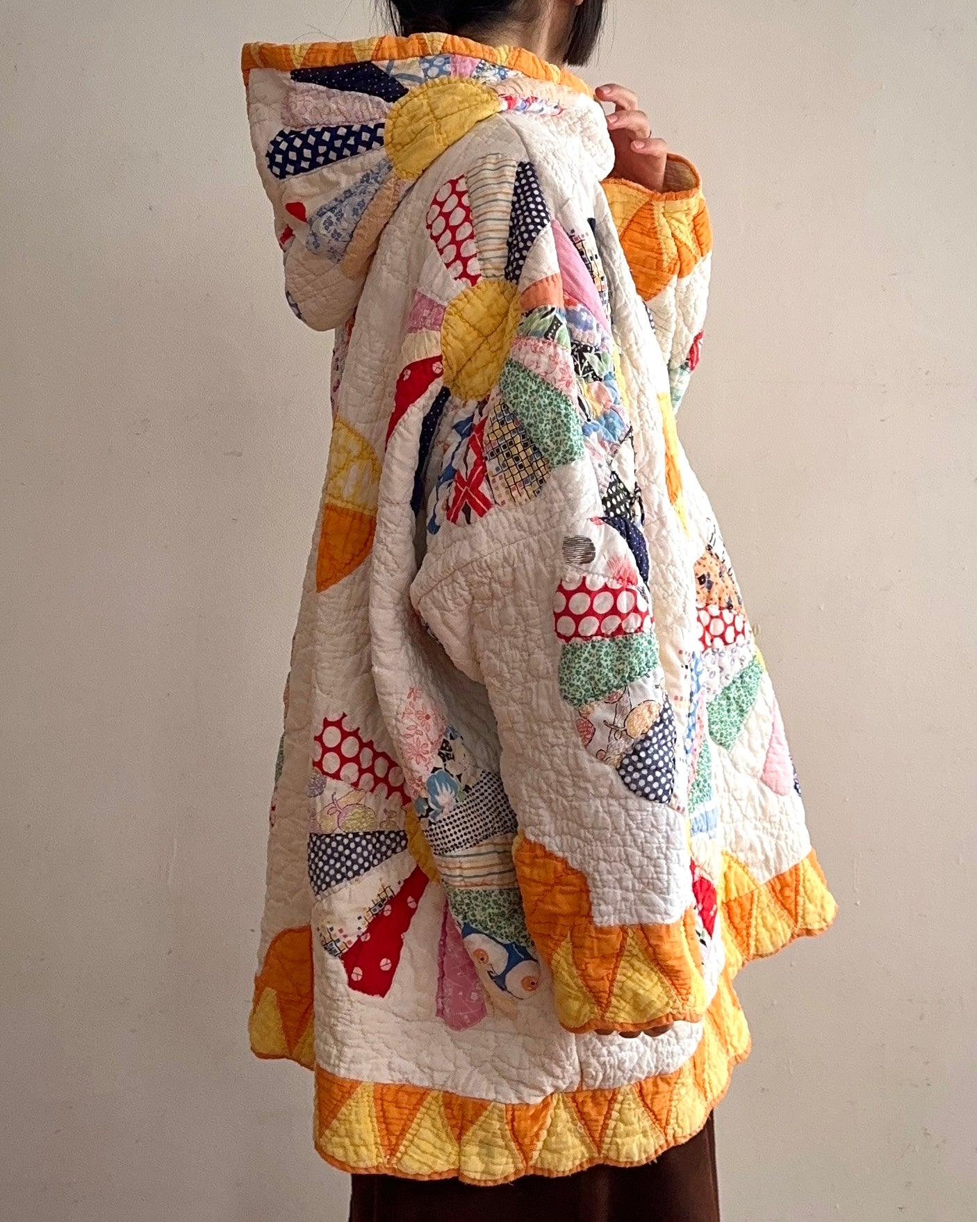 old quilt parka
