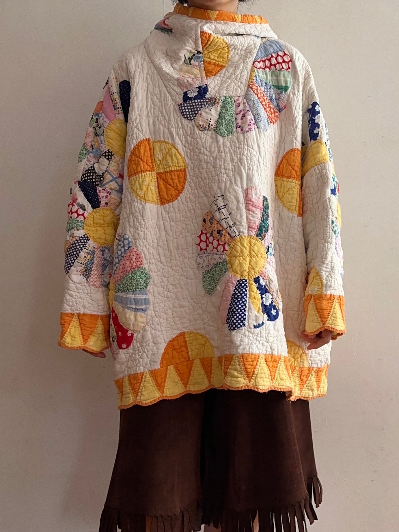 old quilt parka