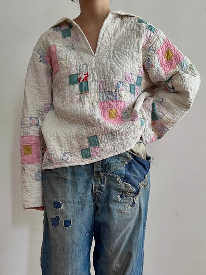 old quilt sailor shirt “boro”