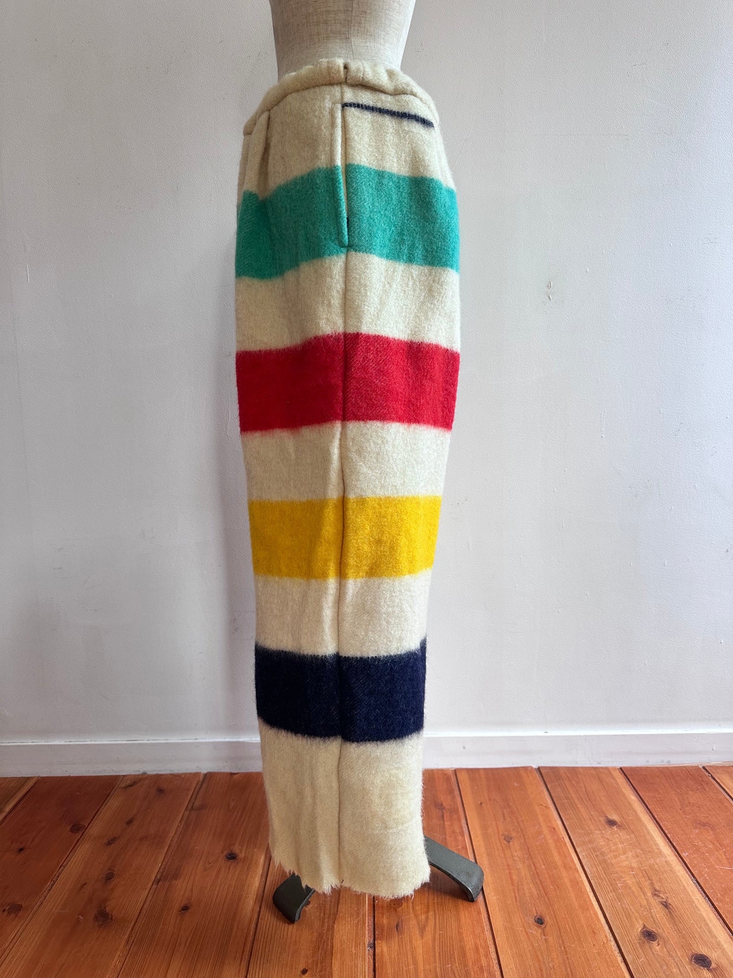 old blanket tuck wide pants