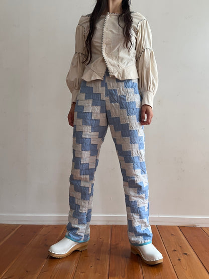 old quilt slim pants