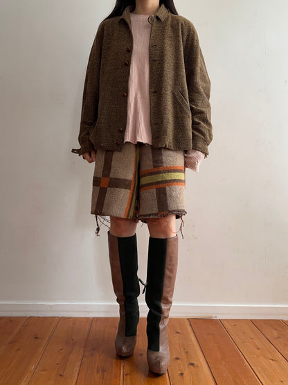 old blanket short pants