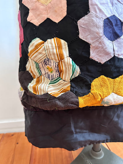 old quilt little change skirt