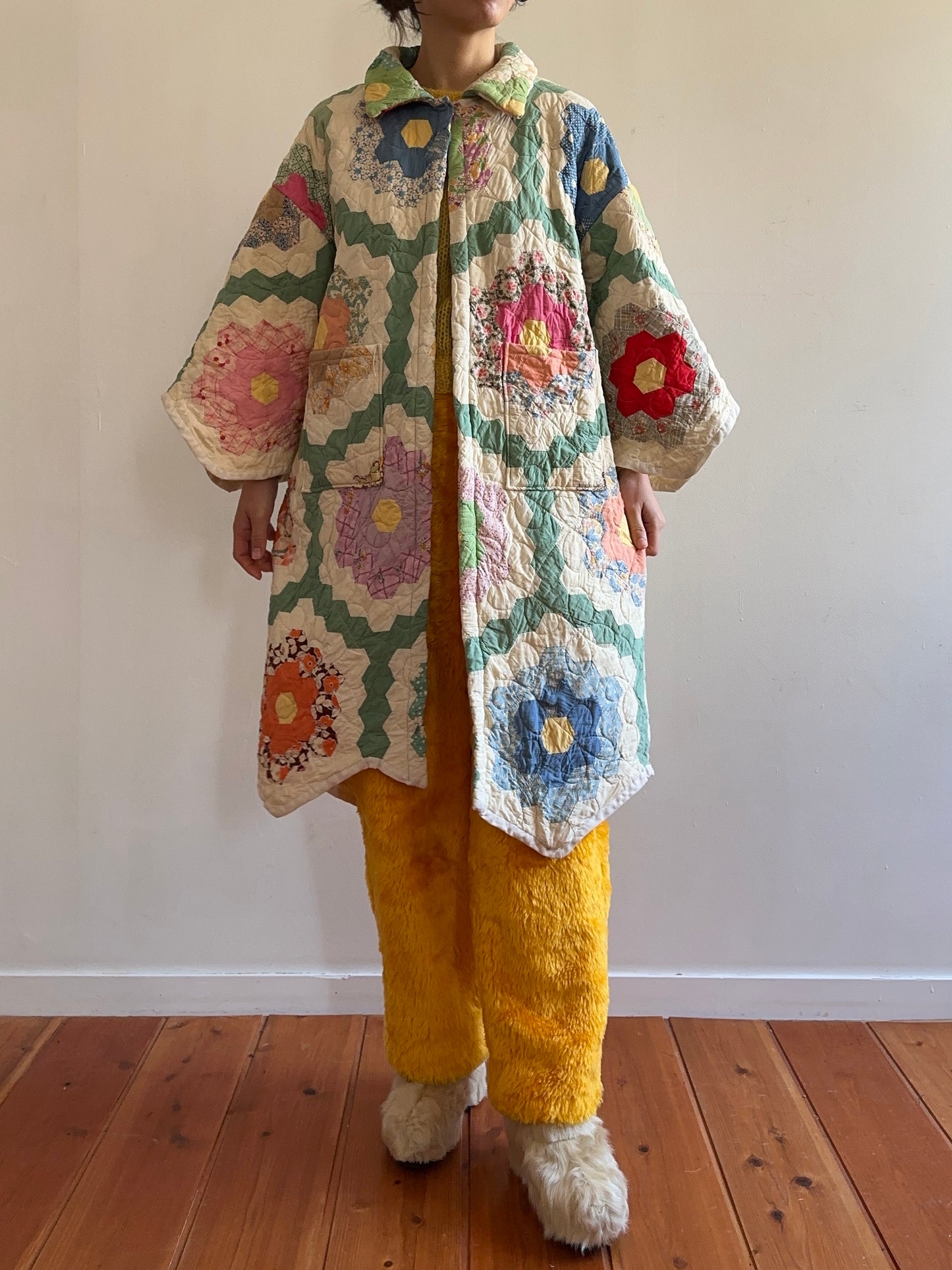 old quilt coat