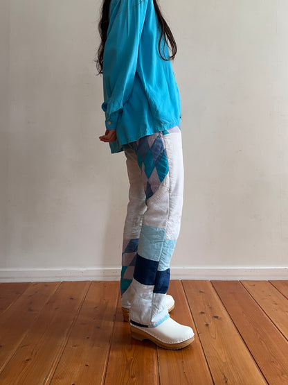 old quilt slim pants