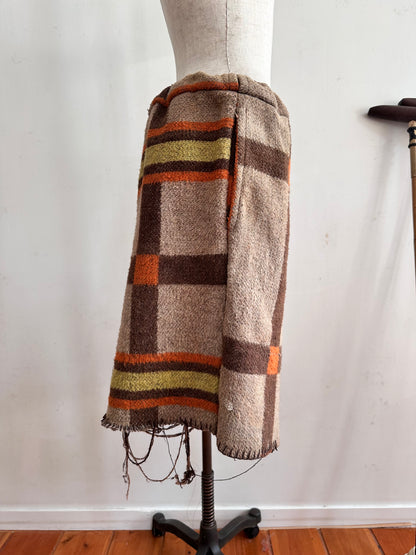 old blanket short pants