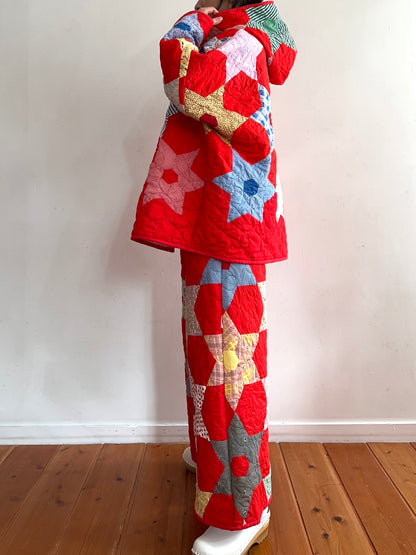 old quilt parka