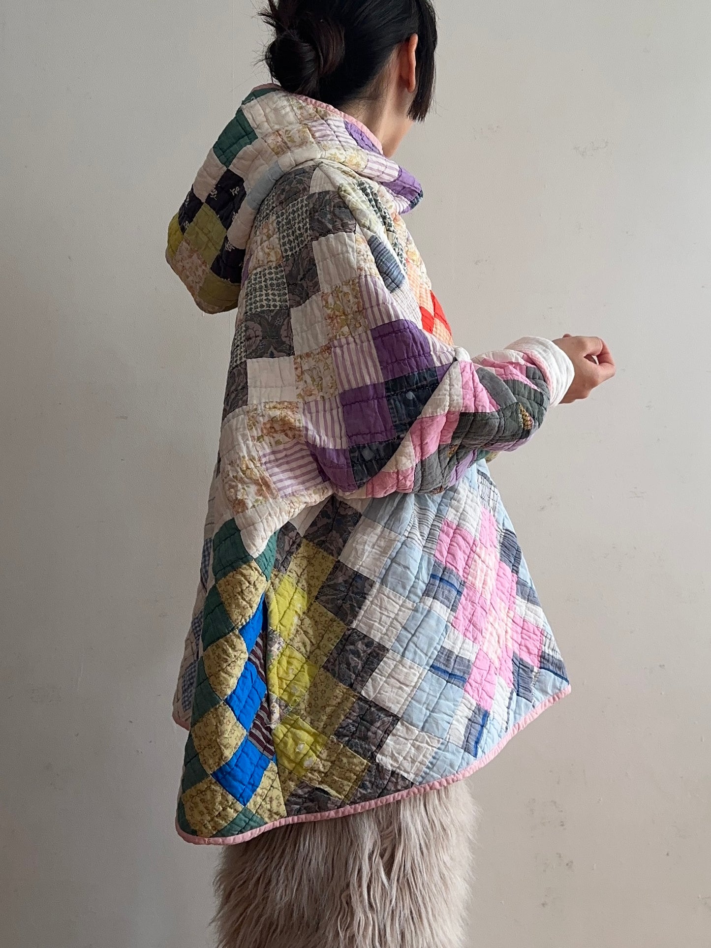 old quilt parka