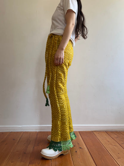 old coverlet slim flare pants / gold