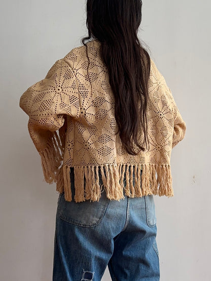 old crochet lace little jacket