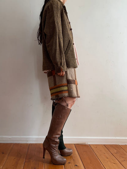 old blanket short pants