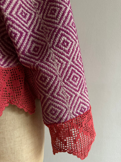 old coverlet short jacket