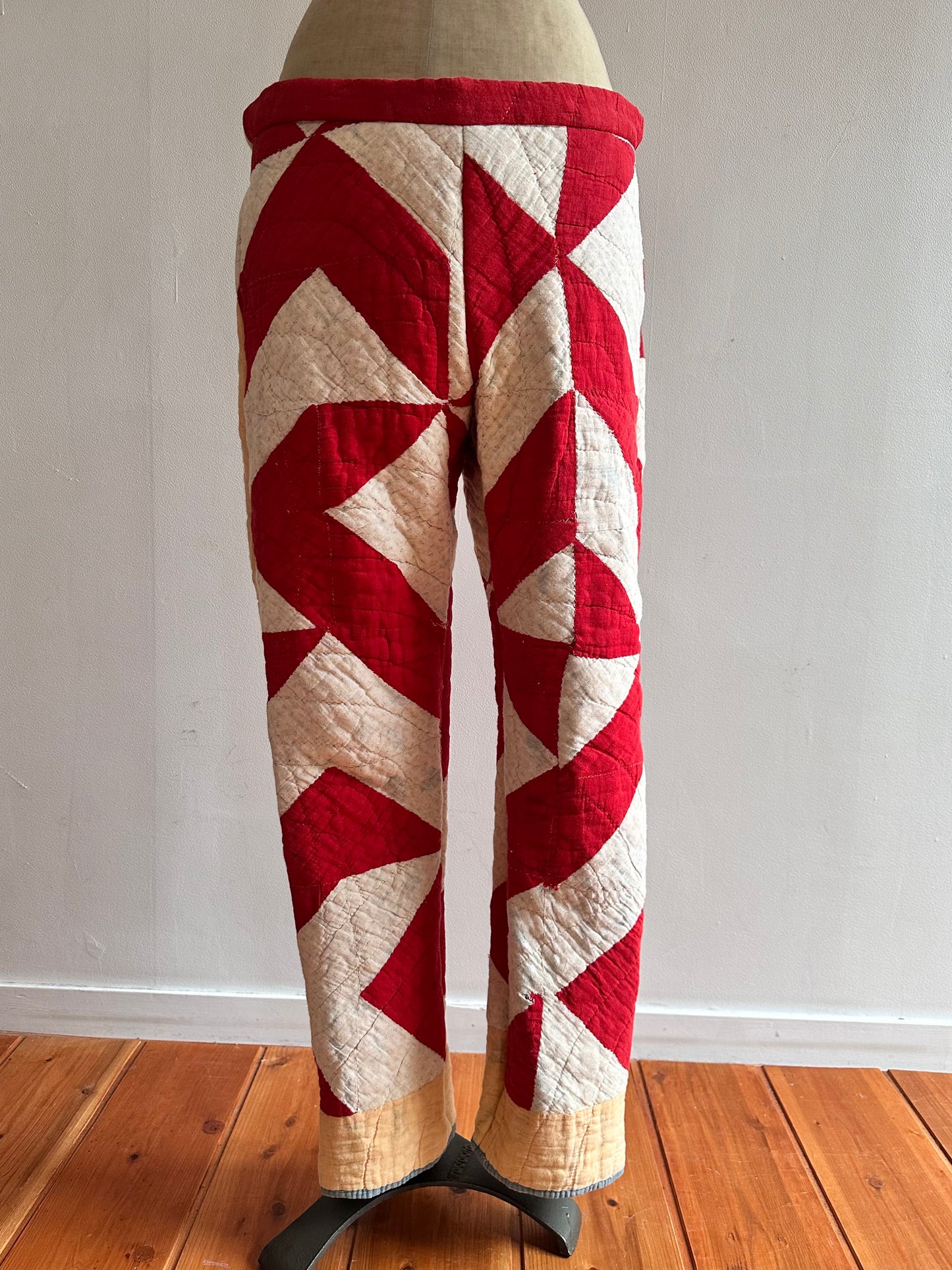 antique quilt slim pants