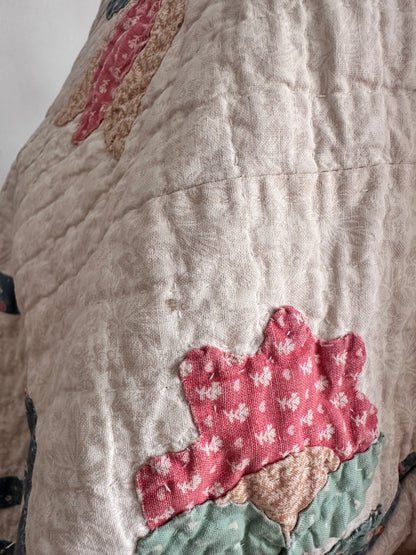 old quilt lantern tops