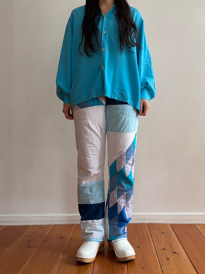 old quilt slim pants
