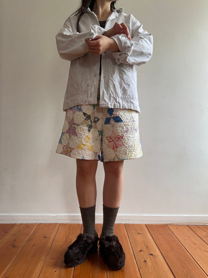 old quilt short pants