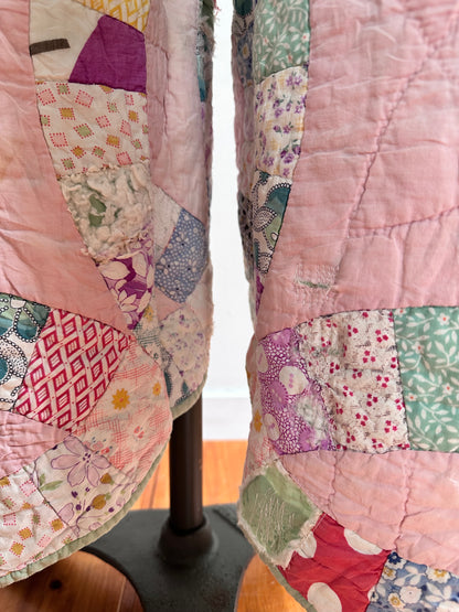 old quilt wide pants