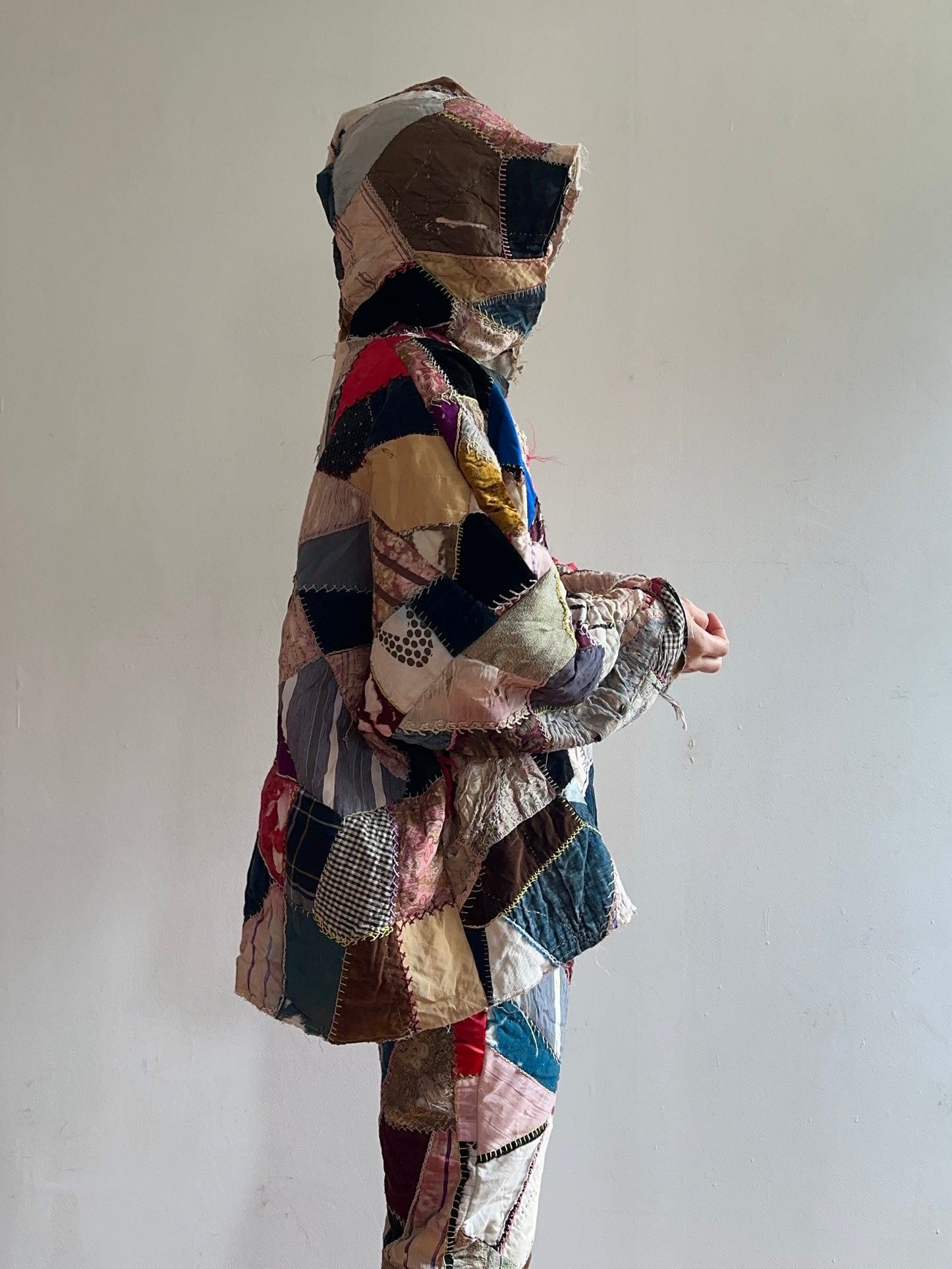 old quilt crazy parka