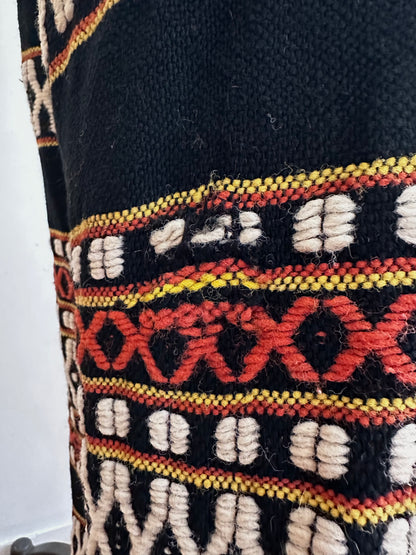 old handwoven textile set-up