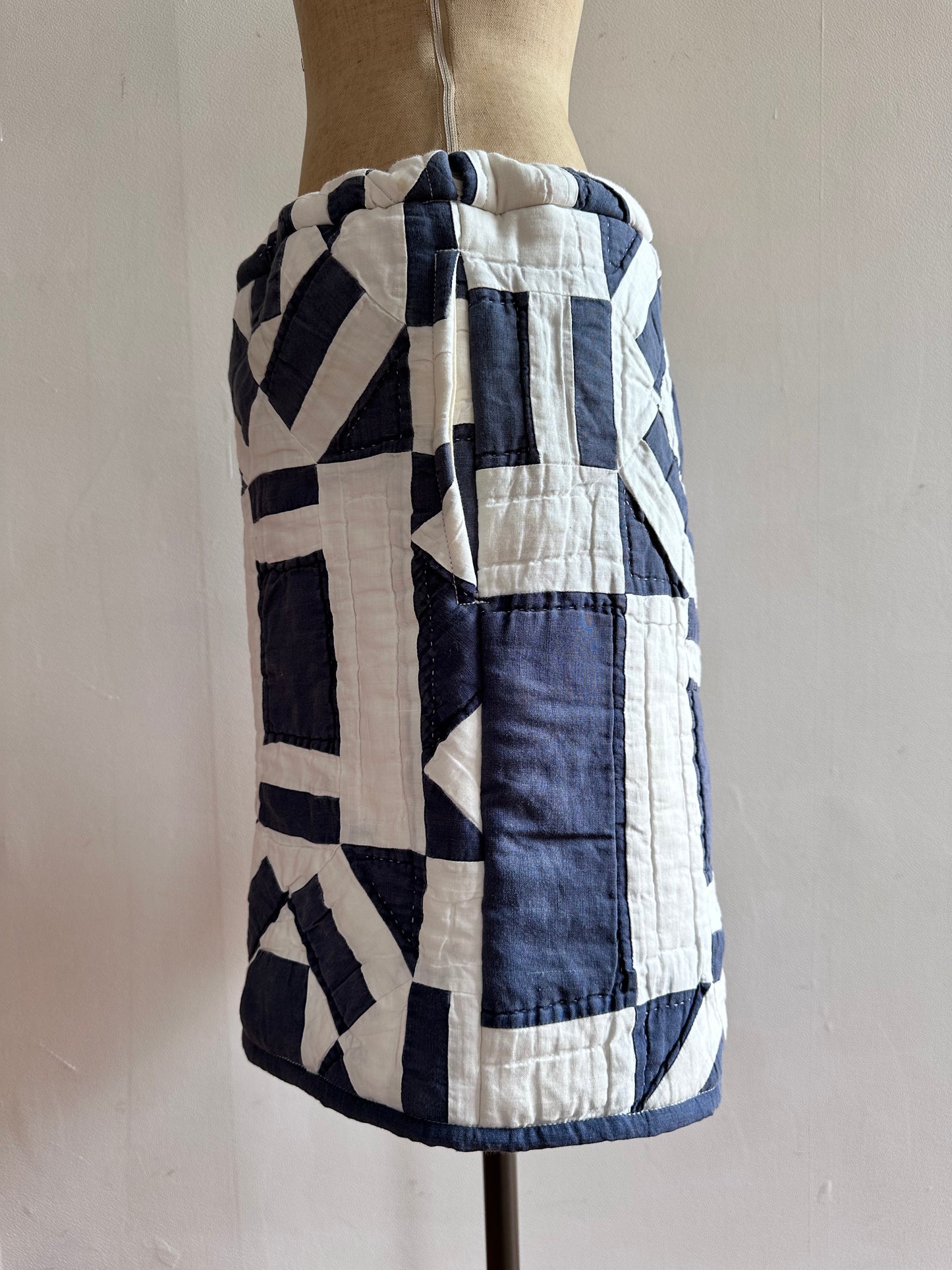 old quilt short pants