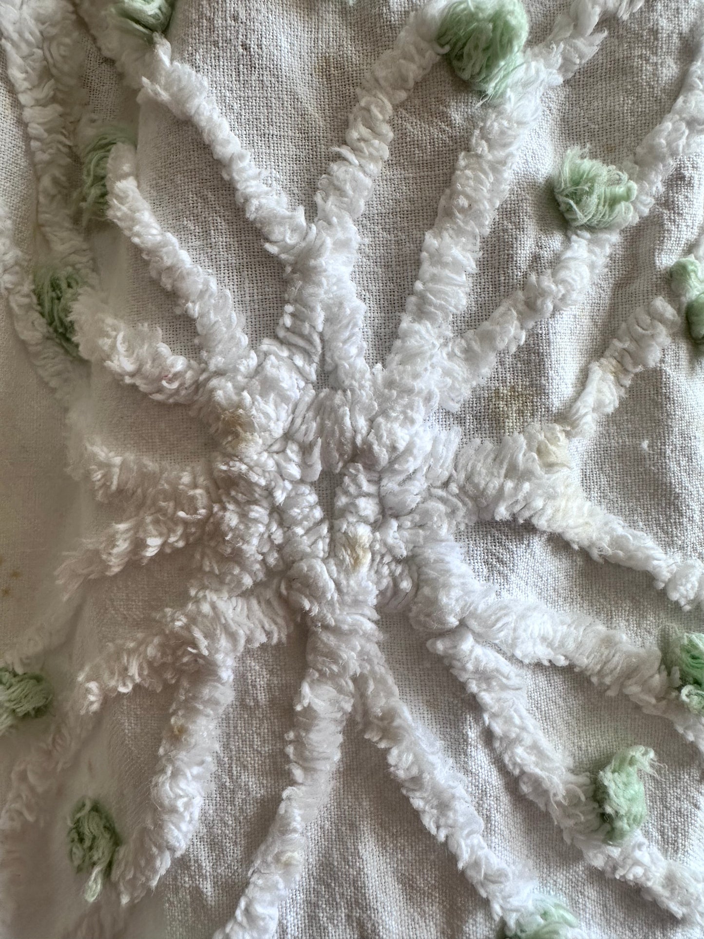 old chenille many tuck pants / muscat