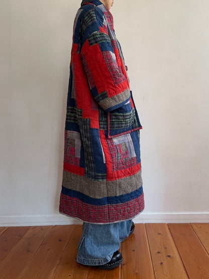 old quilt coat